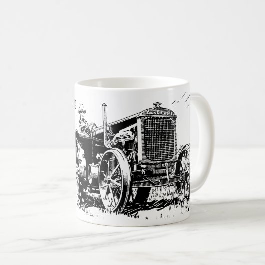 Boerderij Tractor Ad Koffie Mok (Voorkant rechts)