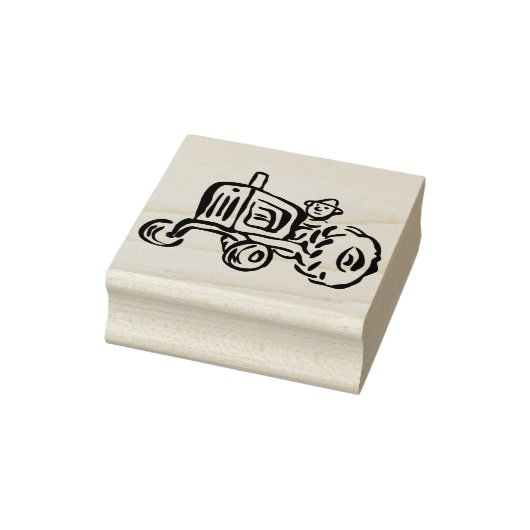 boerderij tractor art stempel (Stempel)