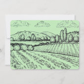  Boerderij Tractor Birthday Party Invitation Kaart (Achterkant)