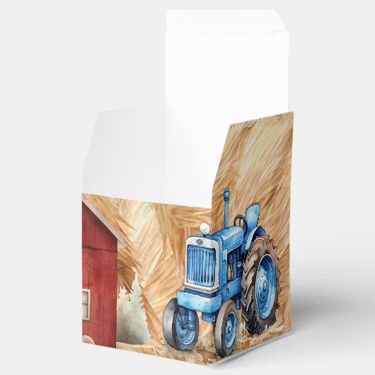 Boerderij Tractor Boys Verjaardagsfeest Voorkeur B Bedankdoosjes (Geopend)