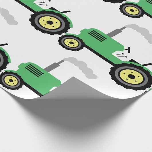 Boerderij tractor cadeaupapier (Hoek)