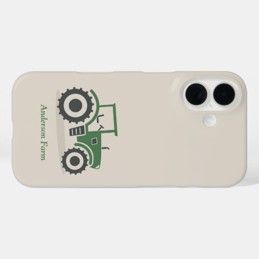 Boerderij tractor Case-Mate iPhone case (Achterkant (horizontaal))
