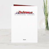 Boerderij Tractor Christmas Kaart (Achterkant)