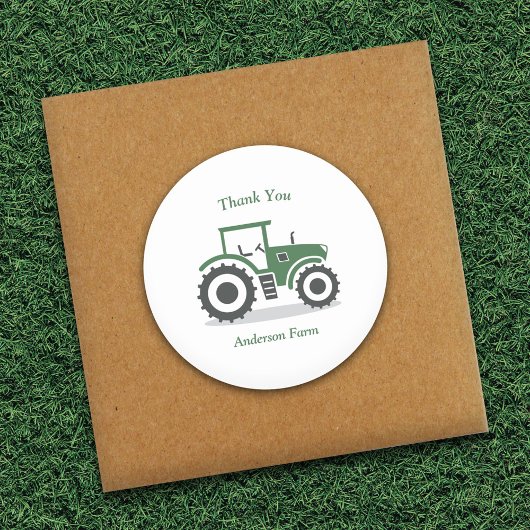 Boerderij Tractor Dank u Sticker