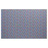 Boerderij Tractor Denim Blue Design Stof (Yard (91,4 cm))