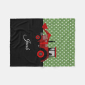 Boerderij tractor fleece deken (Voorkant (Horizontaal))
