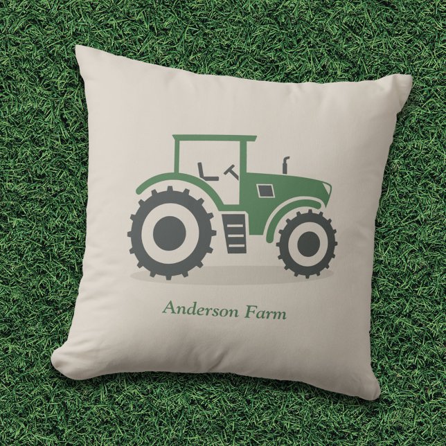 Boerderij tractor kussen (Farm Tractor Pillow)