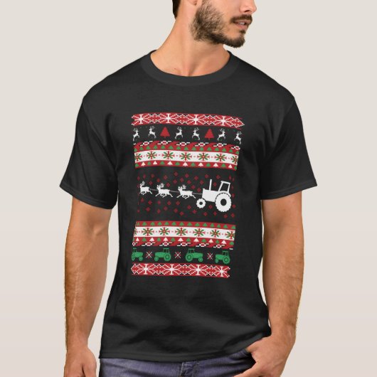 Boerderij Tractor Lelijk T-shirt (Voorkant)