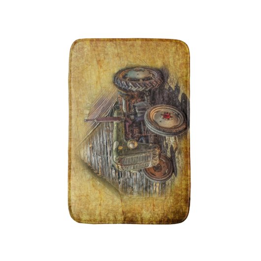  Boerderij tractor Old Barn Shed Badmat (Voorkant Verticaal)