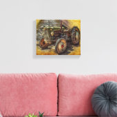 Boerderij tractor Old Barn Shed Canvas Afdruk (Insitu (Woonkamer))