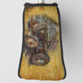  Boerderij tractor Old Barn Shed Golfheadcover (Draai 90)