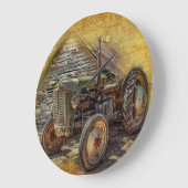 Boerderij tractor Old Barn Shed Grote Klok (Hoek)