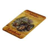 Boerderij tractor Old Barn Shed Magneet (Linkerzijde)