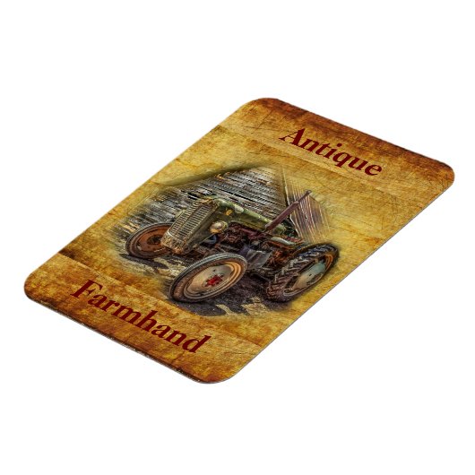  Boerderij tractor Old Barn Shed Magneet (Linkerzijde)