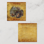  Boerderij tractor Old Barn Shed Notitiekaartje (Voorkant / Achterkant)