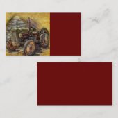  Boerderij tractor Old Barn Shed Visitekaartje (Voorkant / Achterkant)