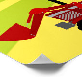 Boerderij tractor poster (Hoek)