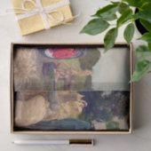 Boerderij Tractor Red Rustic Country Herfst Harves Tissuepapier (Geschenk)