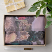 Boerderij Tractor Red  Rustic Herfst Harvest Dusk Tissuepapier (Geschenk)