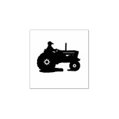 Boerderij tractor rubberstempel (Afrduk)