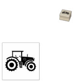 Boerderij tractor rubberstempel (Gestempeld)