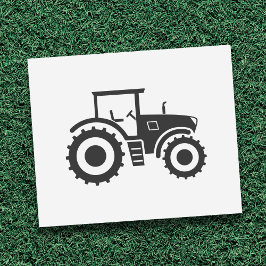 Boerderij tractor rubberstempel