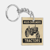 Boerderij tractor Sleutelhanger (Voorkant Links)