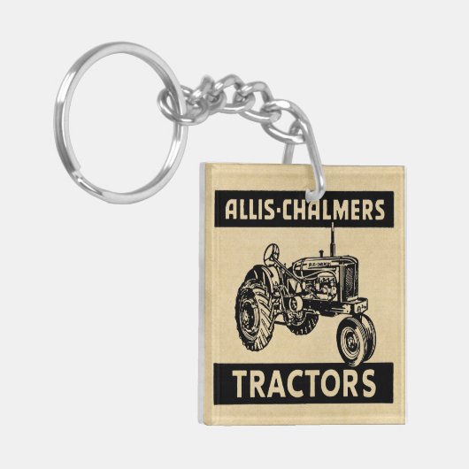 Boerderij tractor Sleutelhanger (Voorkant Links)