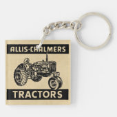 Boerderij tractor Sleutelhanger (Achterkant)