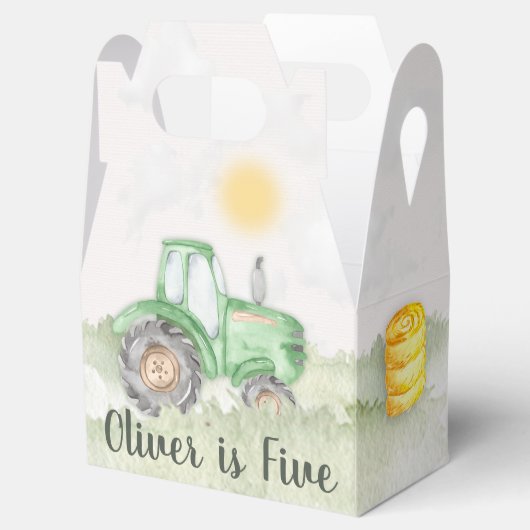Boerderij Tractor Thema Party Boxen Bedankdoosjes (Geopend)