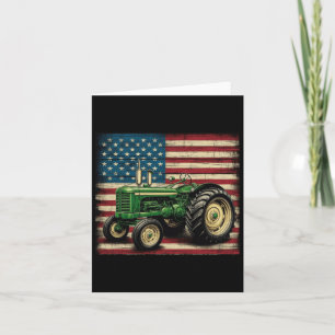 Boerderij Tractor USA Flag Tractor Amerikaans Boer Kaart