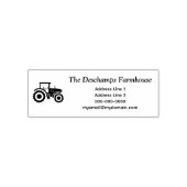 Boerderij tractor  zelfinktende stempel (Design)
