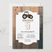 Boerderij tractorpatroonpatroonapparatuur op zater kaart (Voorkant)