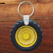 Boerderij tractorwiel sleutelhanger (Voorkant)