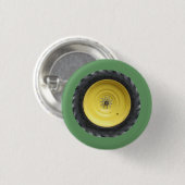Boerderij tractorwielreeks ronde button 3,2 cm (Voorkant /achterkant)