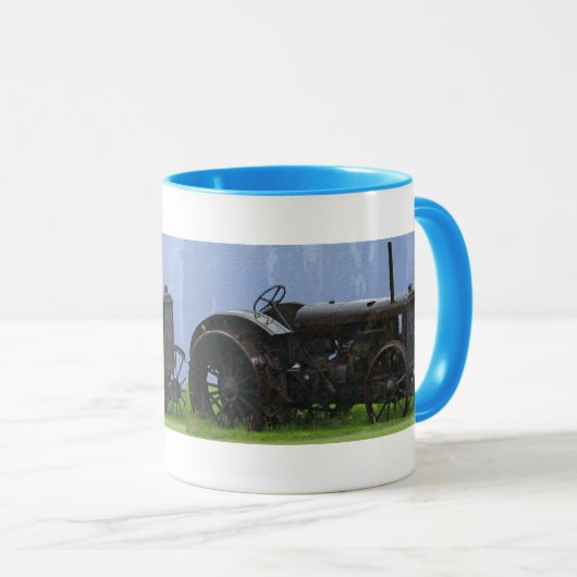 Boerderij trekker - zware machine mok (Voorkant rechts)