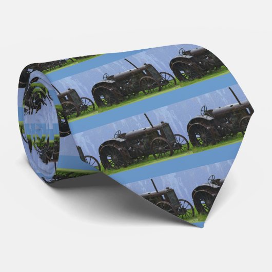 Boerderij trekker - zware machine stropdas (Opgerold)