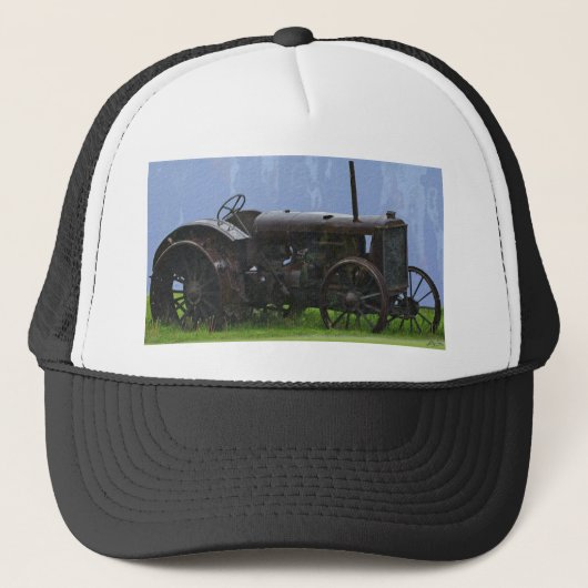 Boerderij trekker - zware machine trucker pet (Voorkant)