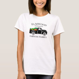 Boerderij Truck Farmers Market T-Shirt aanpassen
