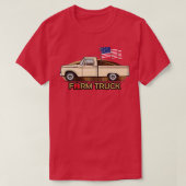 Boerderij Truck Tan T-shirt (Design voorkant)
