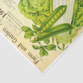 Boerderij Tuin Groente Catalogus Decoupage Tissuepapier (Detail)