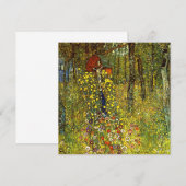 Boerderij tuin met Crucifix door Gustav Klimt (Voorkant / Achterkant)