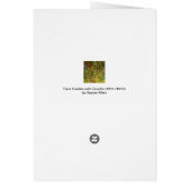 Boerderij tuin met Crucifix door Gustav Klimt (Achterkant)