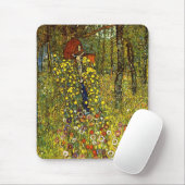 Boerderij tuin met Crucifix door Gustav Klimt Muismat (Met muis)