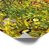 Boerderij tuin met Crucifix door Gustav Klimt Poster (Hoek)