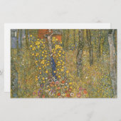 Boerderij tuin met kroonfixeermiddel (door Gustav  Briefpapier (Voorkant / Achterkant)