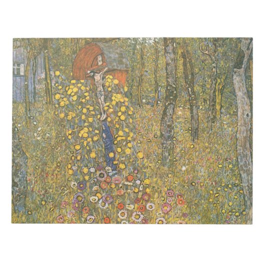 Boerderij tuin met kroonfixeermiddel (door Gustav  Notitieblok (Voorkant)