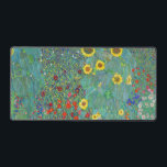 Boerderij tuin met zonnebloemen door Gustav Klimt Bureaumat<br><div class="desc">Bezoek mijn winkel voor een interessanter ontwerp en meer keuze voor kleuren => zazzle.com/colorfulworld*</div>