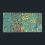 Boerderij tuin met zonnebloemen door Gustav Klimt Bureaumat<br><div class="desc">Bezoek mijn winkel voor een interessanter ontwerp en meer keuze voor kleuren => zazzle.com/colorfulworld*</div>
