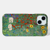 Boerderij tuin met zonnebloemen door Gustav Klimt Case-Mate iPhone Case (Achterkant (horizontaal))